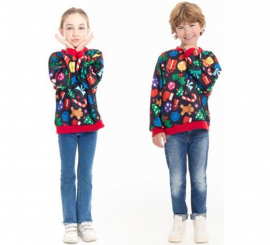 Sudadera Figuritas de Navidad para niños