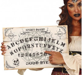 Tábua Ouija de madeira 48x32 cm