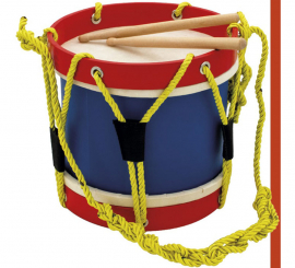 Tambor Metal y Madera de 24 cm