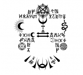 Satanic Facial Tattoo