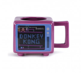 Retro TV Donkey Kong thermal mug