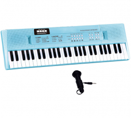 Teclado Electrónico azul de 54 Teclas