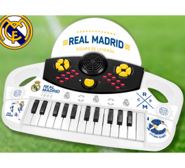 Teclado Musical Electrónico Real Madrid de 25 Teclas