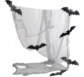 Gray fabric with 6 bats 75 x 300 cm