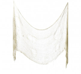Tela espeluznante Blanca 75x300cm
