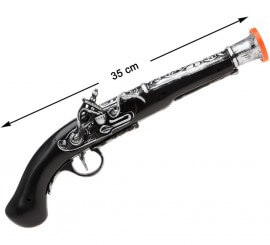 Schwarzer Pirat Trabuco 35 cm