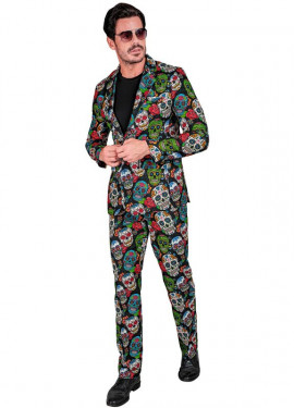 Men's Day of the Dead Funny Costume