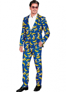 Banana Blue Funny Party Suit for Men