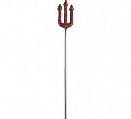 Fourche de Diable Rouge Pailleté de 58 cm