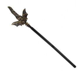 120 cm black removable silver Bat trident