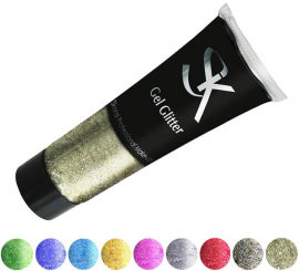 Glitter Gel Tube 30 ml in verschiedenen Farben