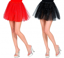 Tutu pailleté pour femme de 40 cm, disponible en plusieurs couleurs