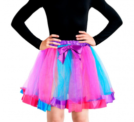 30cm multicolour bow tutu for children