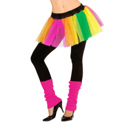 Tutu multicolore fluo