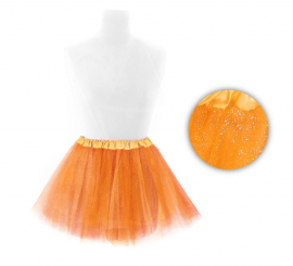 30cm Orange Glitter Tutu