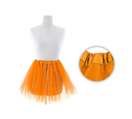 30 cm großes orangefarbenes Tutu für Kinder