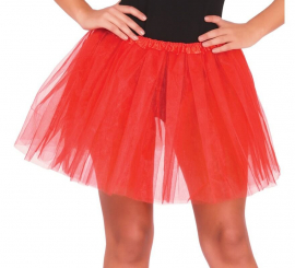 Rotes Tutu mit Rüschen