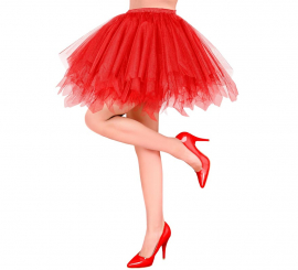 Tutú rojo para mujer