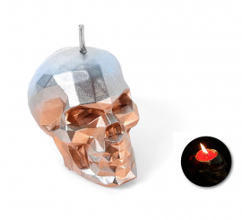 3D Skull Candle 4.5x6.5x5 cm