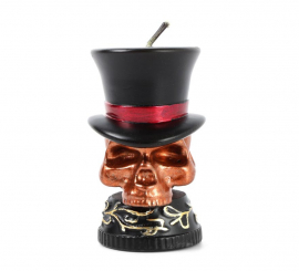 Groom Skull Candle 4.5x5.5x8 cm