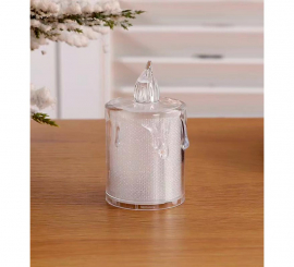 6.5 cm Transparent Drip Candle