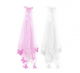 Light veil with butterflies assorted colors