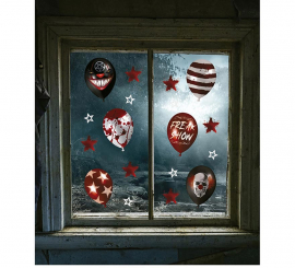 „Evil Balloon Window“ , 30 x 40 cm