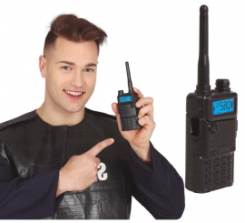 20 cm Black Walkie-Talkie