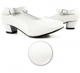 Sevillana shoe with White heel in numbers from 22 to 41