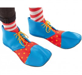 Chaussures de Clown Bleues et Rouges