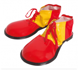 Clown Shoes Red and Yellow 35 cm