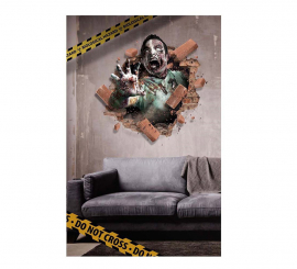 Zombie Adhesive Wall Decoration 70X80 cm