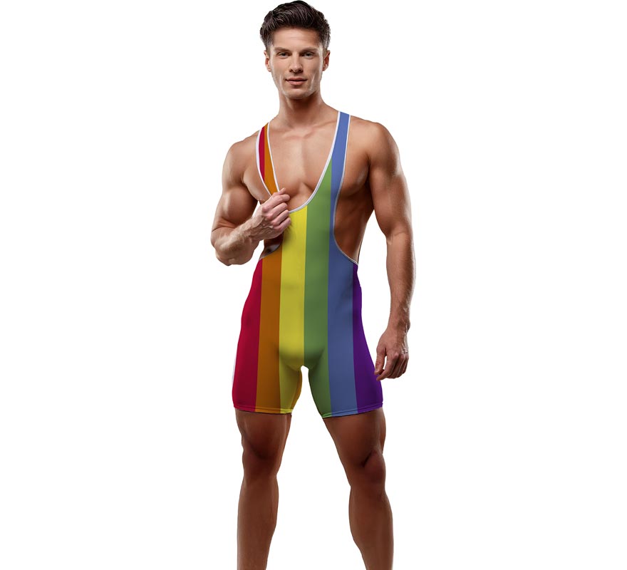 Mono de Tirantes Arcoíris para hombre