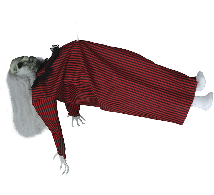 Mulher Morta Levitando com Som e Movimento Luz 70cm