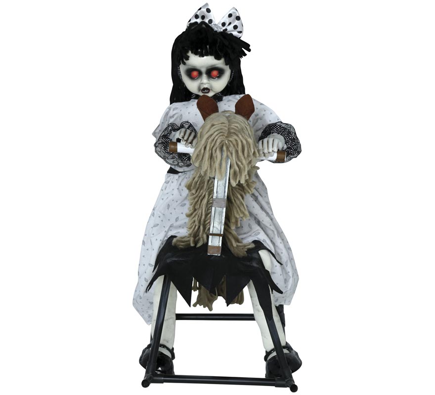 Boneca Cavalo de 70 cm com Luz, Som e Movimento