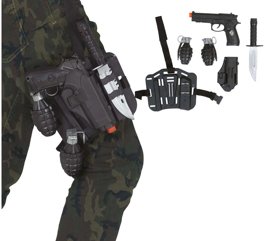 Pack 5 Accesorios Armas Policía