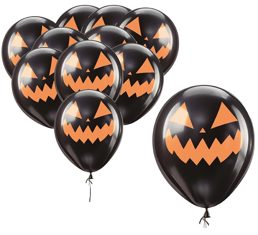 Pack of 10 30cm Pumpkin Balloons