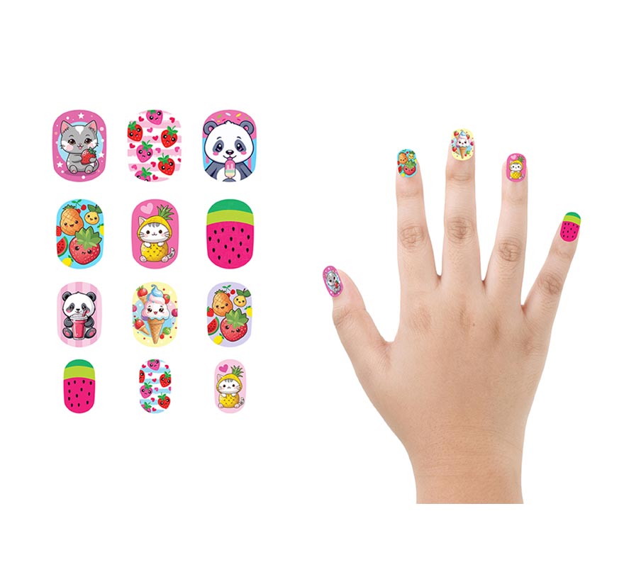 Pack de 12 Uñas Tutti Sweety para niña