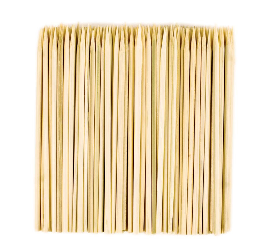 Pack of 250 Bamboo Skewers of 10 cm