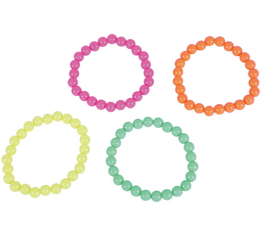 Pack of 4 Neon Bracelets