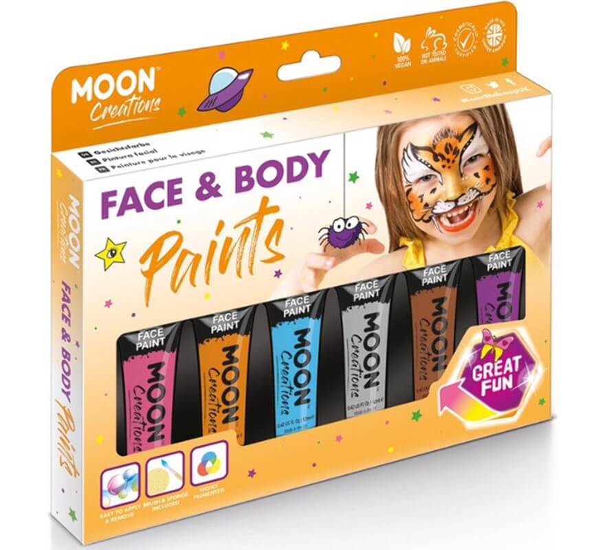 Packung mit 6 Make-up für Gesicht und Körper 12 ml Adventure