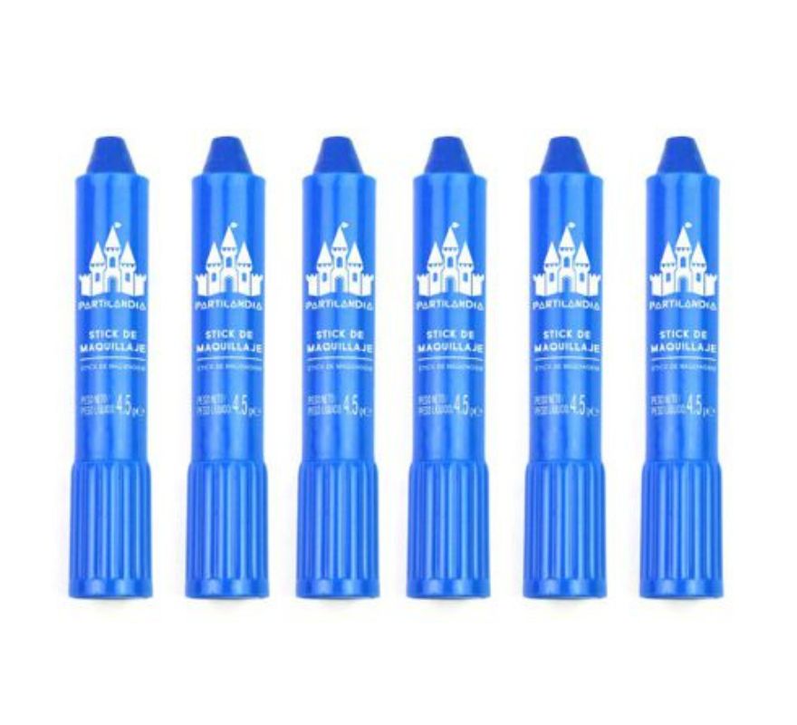 Pacote de 6 peças de Face Stick em várias cores