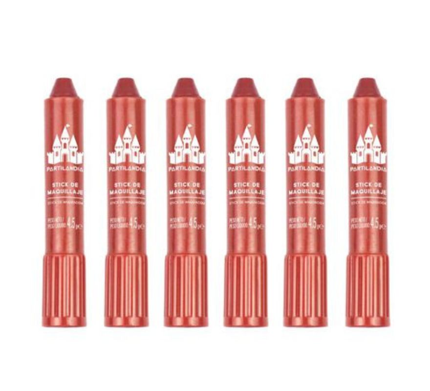 Pacote de 6 peças de Face Stick em várias cores