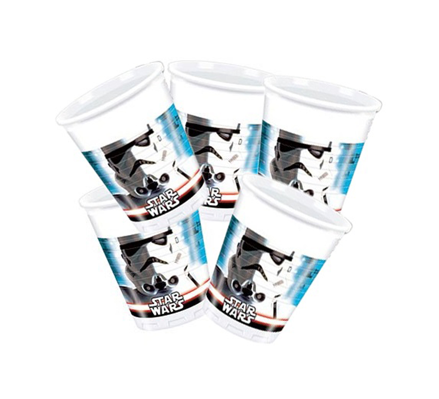 Pack de 8 Vasos de Star Wars de 200ml