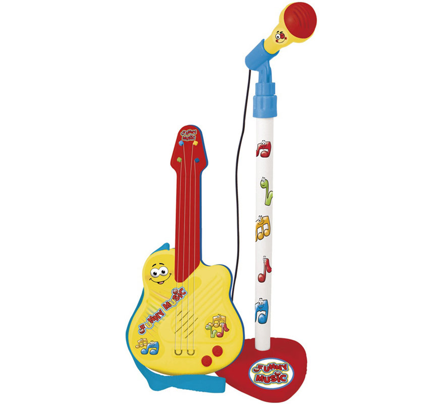 Pack Guitarra y Micrófono Funny Music Pack Guitarra y Micrófono Funny Music