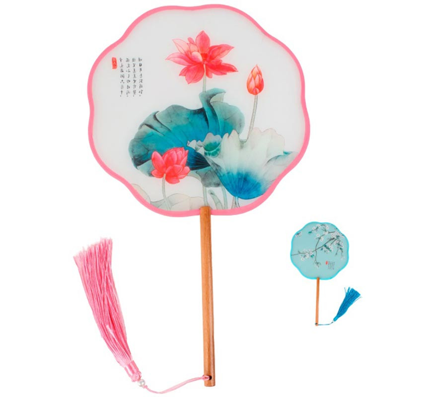 Chinese Paipai Fan with tassel in assorted colors