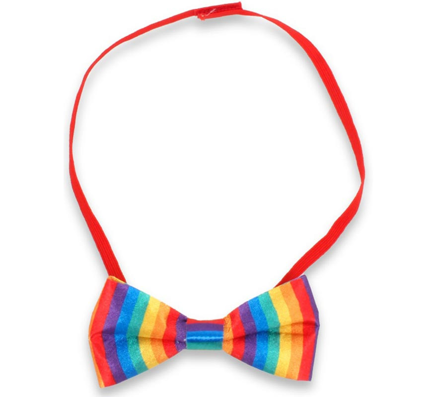 9cm Rainbow Bow Tie