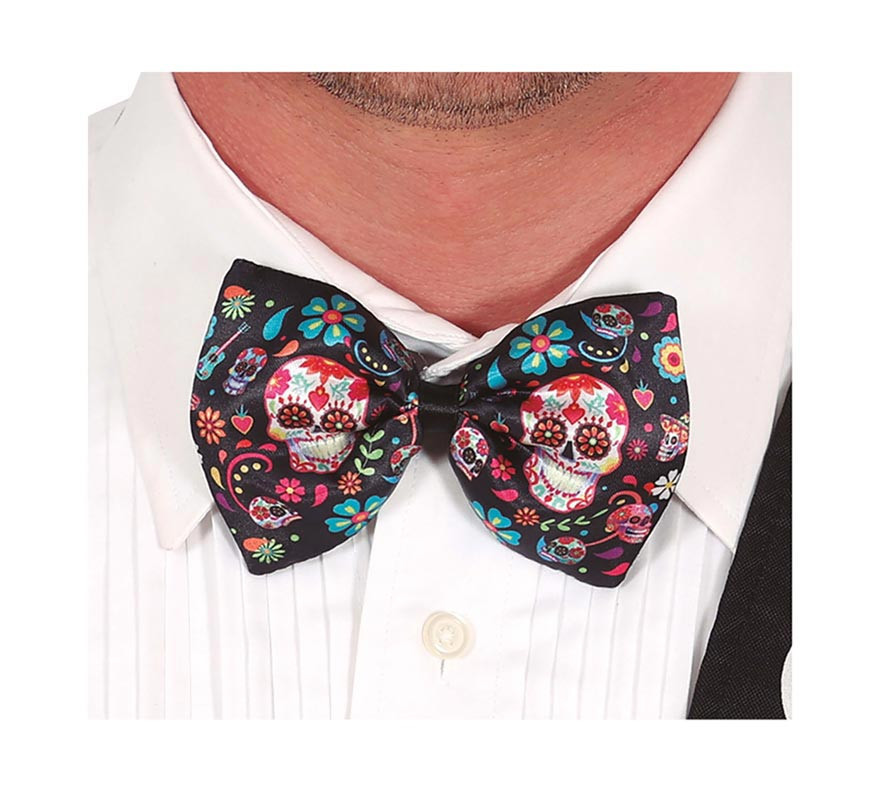 Colorful Catrina bow tie