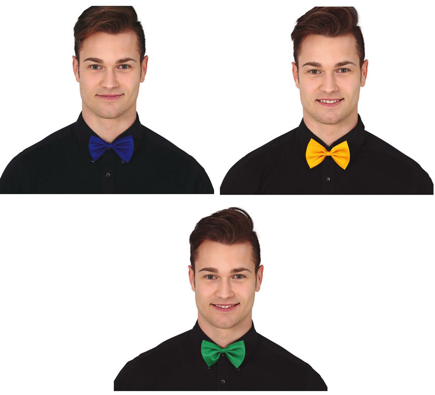 Pajarita en varios colores de 11 cm