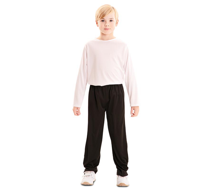  Pantalones Para Niño - Negro / Pantalones Para Niño / Ropa Para  Niño: Ropa, Zapatos Y Joyería